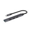 USB 3.0 4-port interface hub SAVIO AK-71 with USB-C host, 5000 Mbit/s, 2-year warranty