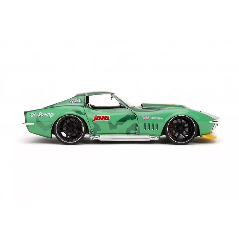 Car Jada Toys Street Fighter 1969 Chevrolet 1:24 Metal Green
