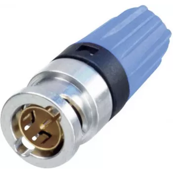 Neutrik BNC-Connector Plug, straight 75 NBNC75BLP9 1 pc(s) (NBNC75BLP9)