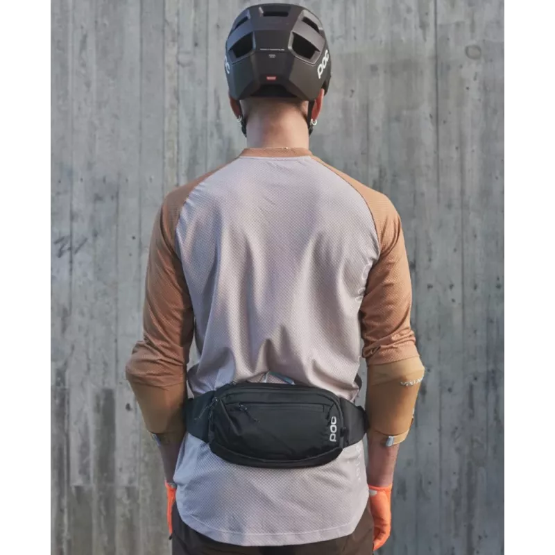 Waist bag POC Lamina Hip Pack, 2 L, Black (Uranium Black), unisex