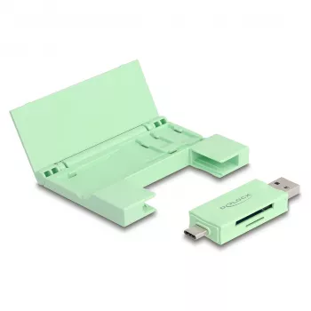 Card Reader DeLOCK 91015 USB 3.2 Gen 1 Type-A/Type-C Mint