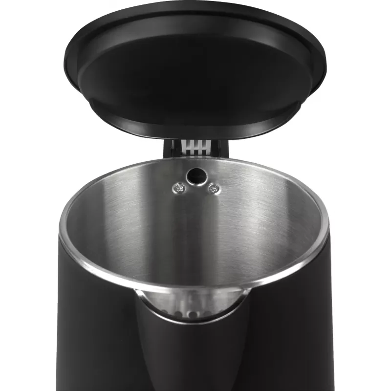 Electric kettle Gorenje K15DWBK — 1.5 L, 2200 W, black, button control, 360° base