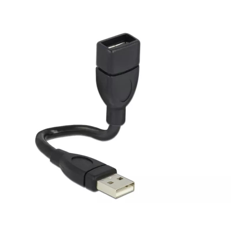 USB Cable DeLOCK 15cm USB 2.0 USB A Black