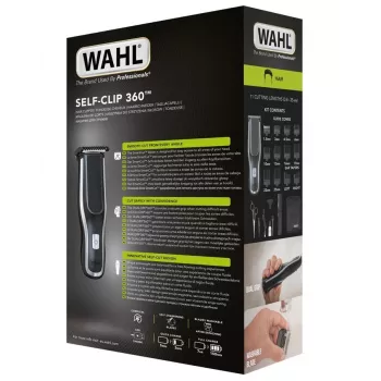 Wahl Self-Clip 360 Black, Silver Lithium-Ion (Li-Ion)
