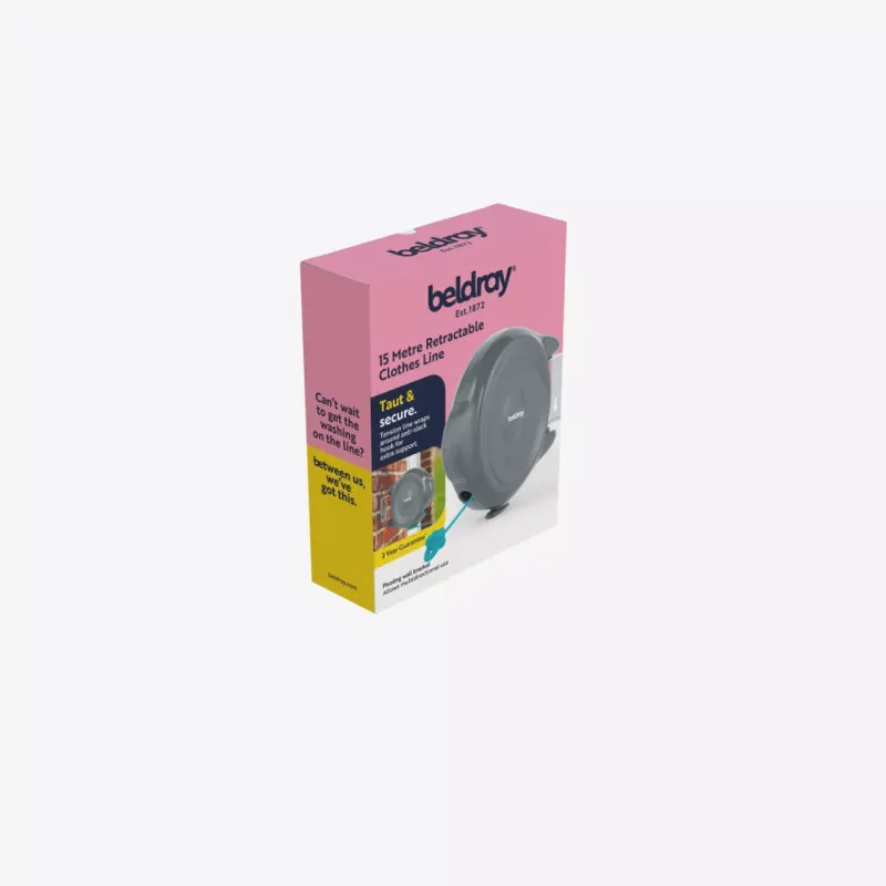 Beldray LA035815FEU7 Retractable Clothesline – 15 Metres