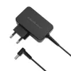 AC Power Adapter QOLTEC 51033 for laptops, 45 W, 19.5 V, 2.31 A, 220–240 V, indoor, black, 1.7 m cable