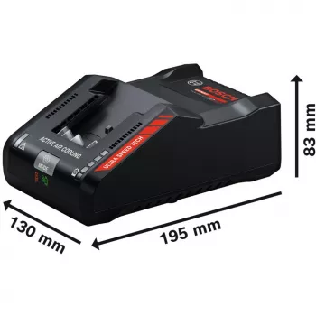 Powertools Expert Schnell-Ladegert EXAL18V-160 (black, AMPShare Alliance)