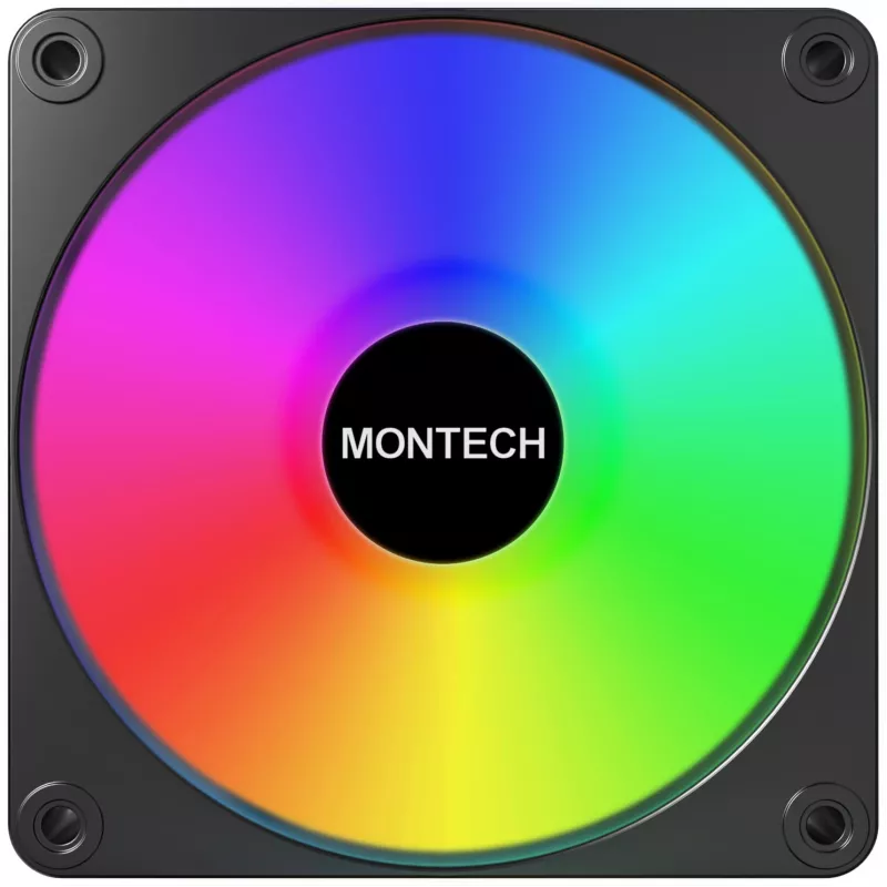 Montech GF120R V2 ARGB Computer case Fan module 12 cm Black 3 pc(s)