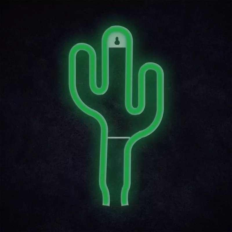 Neon lights MANTA SNL74GN cactus green — decorative neon sign, model SNL74GN