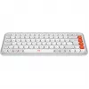Logitech POP Icon Keys - Keyboard - Wireless - Bluetooth LE - QWERTY - US International - Off White, orange (920-013072)