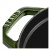 Staub La Cocotte 33 cm Oval Cast Iron Dutch Oven, Basil Green