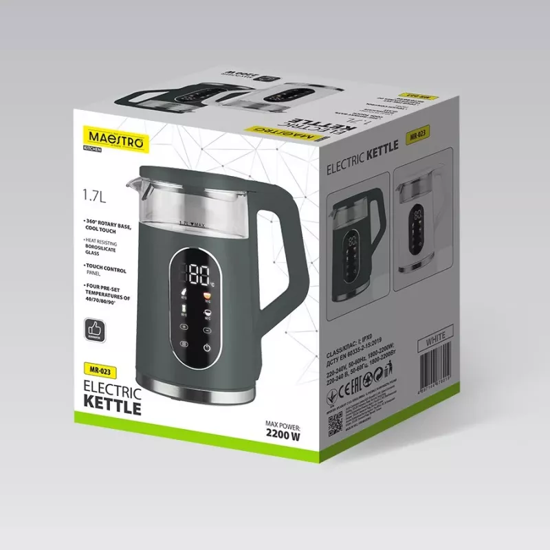 Electric kettle Maestro MR-023-GREEN 1.7 L 2220 W