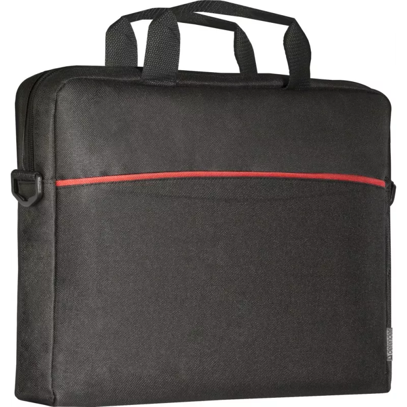 Briefcase DEFENDER Defender Lite for 39.6 cm (15.6 inch) laptops, polyester, black, 430×310×80 mm