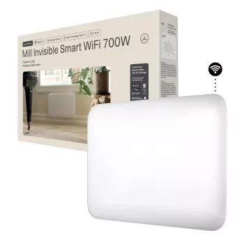 Mill Invisible Smart WiFi Heater PA700WIFI4 700 W for rooms up to 12 m² White IPX4