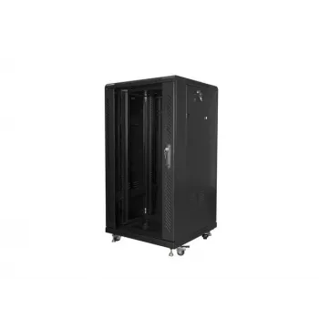 Lanberg FF01-6622-12B 22U 600x600mm Freestanding Rack Cabinet, Black