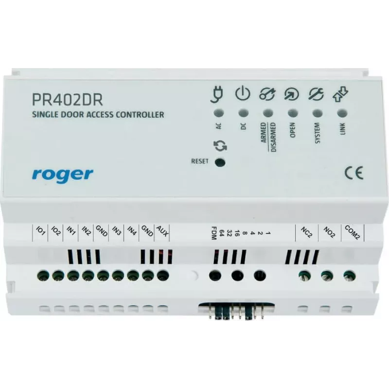 Access controller RoGer PR402DR 9050 — door access control unit with advanced security features
