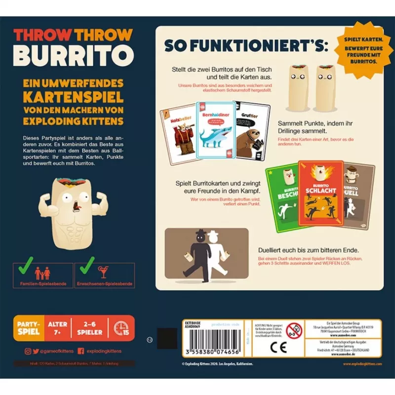 Throw Throw Burrito Family Game