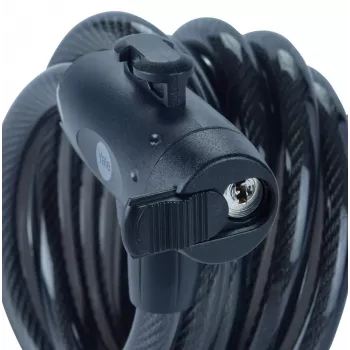 12 mm steel keyed bicycle cable - YCK0/12/200/2 Black