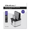 Qoltec 50309 HDD SSD 2.5 3.5 docking station | SATA III | USB 3.0 | Super speed 5Gb/s | with Clonning function