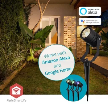 Nedis ZBLOS10RGBW3 outdoor lighting Outdoor ground lighting LED 9 W G