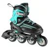 Nils Extreme NH18190 2IN1 Skates BLACK/BLUE SIZE. M (34-38)) With Interchangeable Hockey Skates