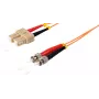 Fibre Optic Cable ShiverPeaks 77912 2m SC ST Orange