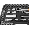 1/4 + 3/8 Through-Hole Socket Set, 46 pcs.