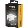 USB C/A mains charger YENKEE YAC G38 20W 3A Power Delivery (USB‑C and USB‑A)