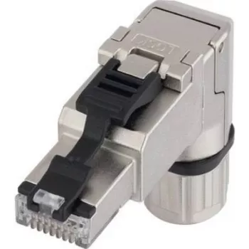 Ethernet connector Lapp ED-IE-90-6A-A-20-FC angled — RJ45 shielded, 90°