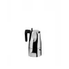 Alessi MT18/3 Espresso Machine Ossidiana, Stainless Steel, Alu, 3.5 x 18.5 x 40.5 cm