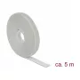 Hook-and-loop fastener tape DELOCK 18276, grey, 13 mm x 5 m, 1 pc