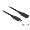 USB Cable DeLOCK 85533 USB 3.2 Gen 1 1m USB C Black