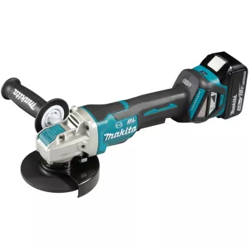 Makita DGA519RTJ - Angle Grinder - Cordless - 125 mm - 2 Batteries - 18 V (DGA519RTJ)