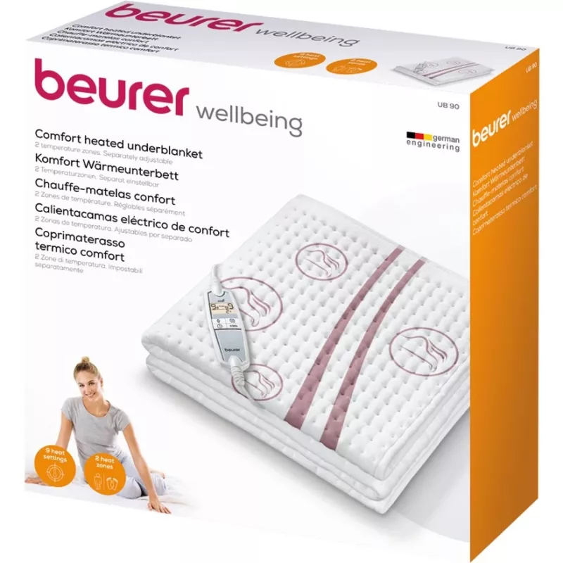 Beurer UB 90 heated underblanket, 80 x 150 cm, white