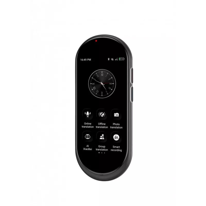 Portable voice translator MAXCOM MT100 4G, multilingual speech translation, compact handheld device