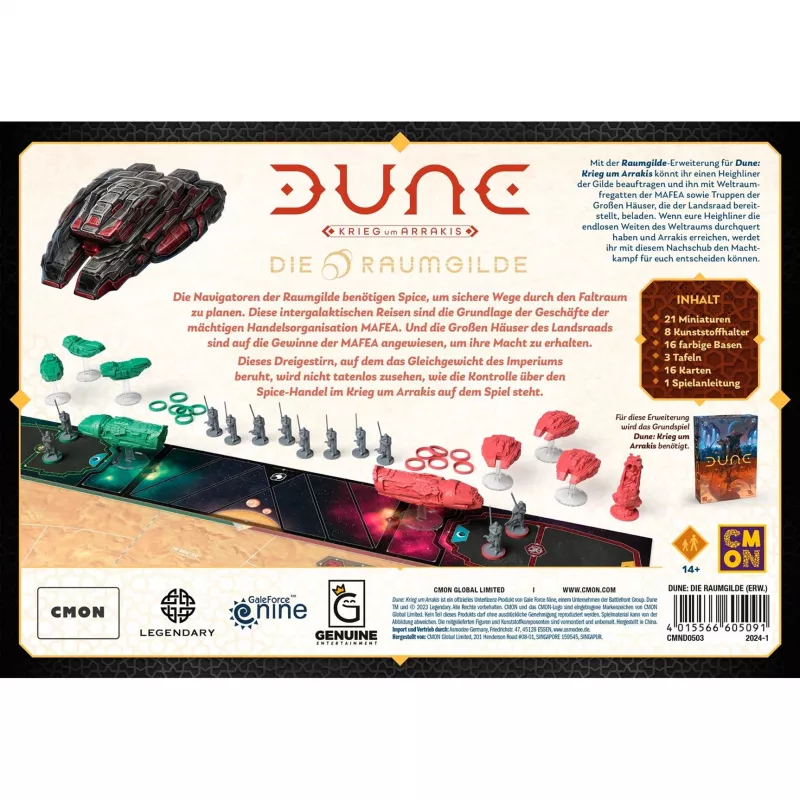 Dune: War for Arrakis - The Spacing Guild, Board Game Expansion