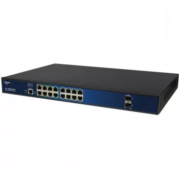 PoE Switch ALLNET ALL-SG8618PM 18-port Gigabit (16 PoE + 2 uplink)