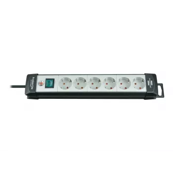 Power Extension Brennenstuhl 1951560100 3m 6 AC Outlets Black Grey