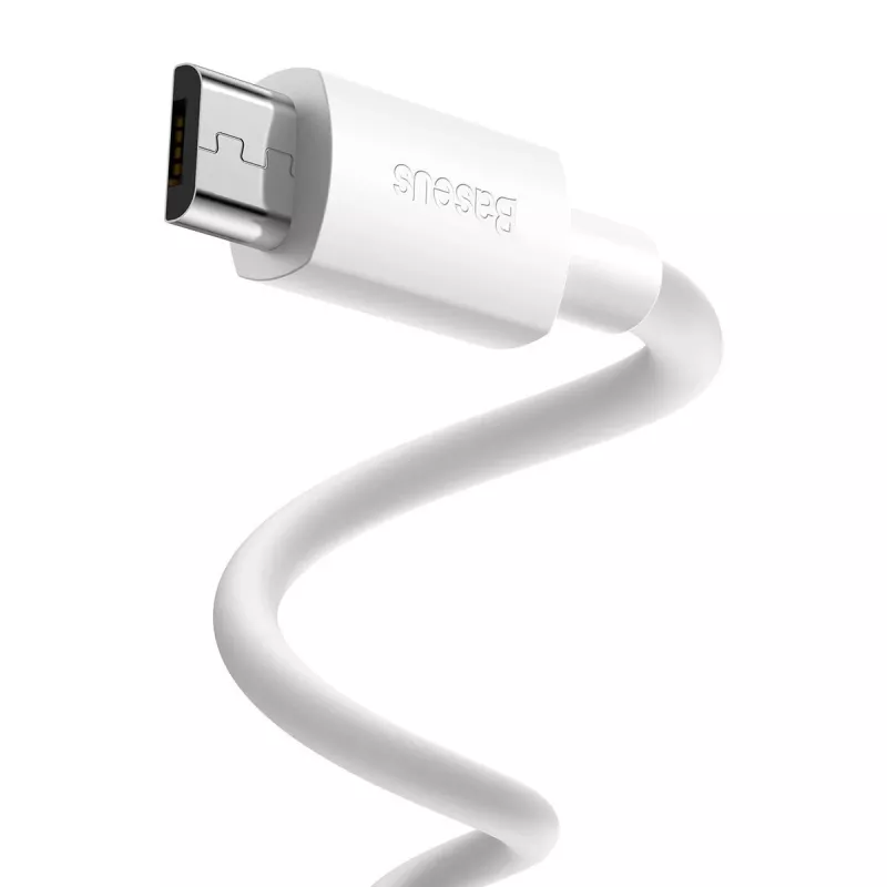 USB A to Micro‑USB B cable Baseus TZCAMZJ-02 1.5 m White