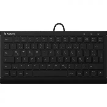 KeySonic KSK-5011ELC (DE) keyboard Home USB QWERTZ German Black