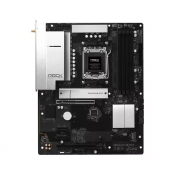 ASRock B850 Rock WiFi 7 Motherboard, AMD Socket AM5, ATX, DDR5, Wi-Fi 7