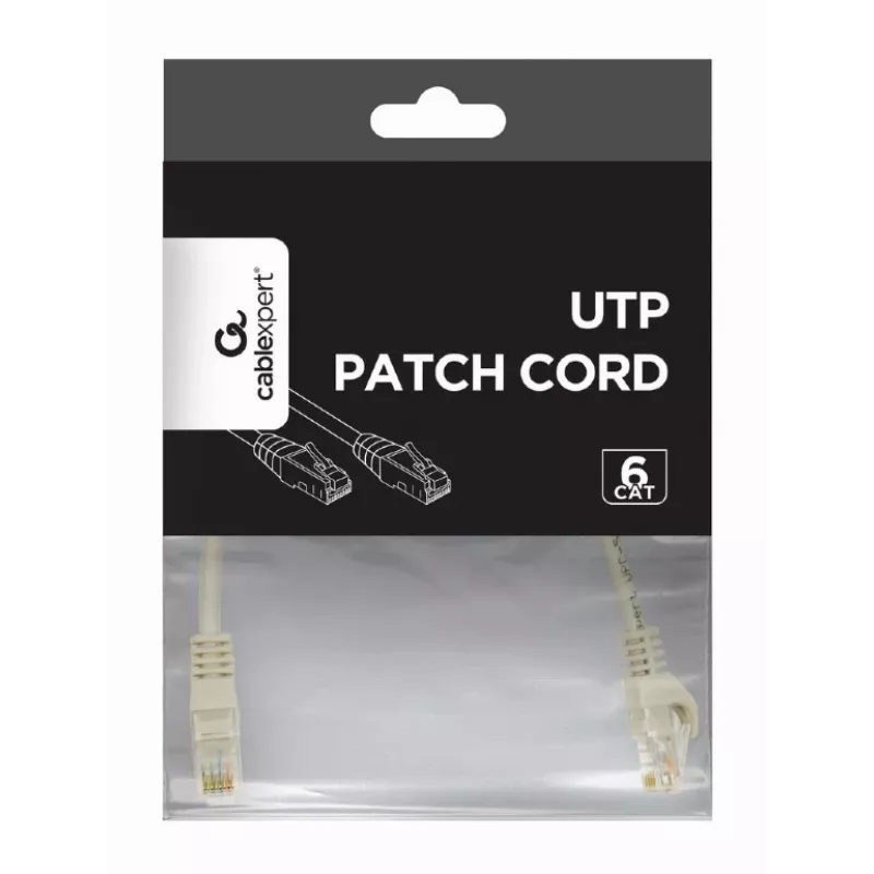 Networking cable Gembird PP6U-CU-1M RJ-45 Cat6 1m Grey