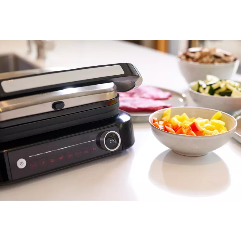 Contact Grill SEVINI Pro, KG 2395 (Silver/black, 1.800 Watt)