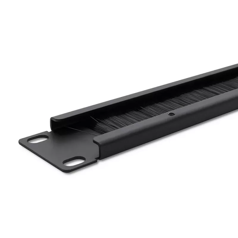 Qoltec 54513 19" Rack Brush Strip, 1U