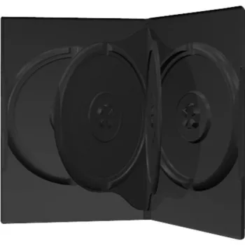 MediaRange 4er-DVD-Box Black - Capacity: 4 CD, 4 DVD - 50 Pack - Black (BOX17)
