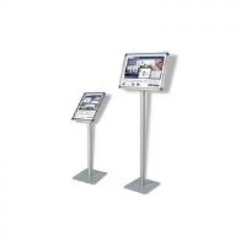 Information stand Franken BS0902 A3 Aluminium Silver
