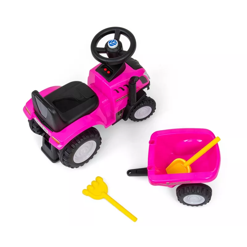 Ride-on vehicle milly mally T7 tractor (pink) children's ride-on toy