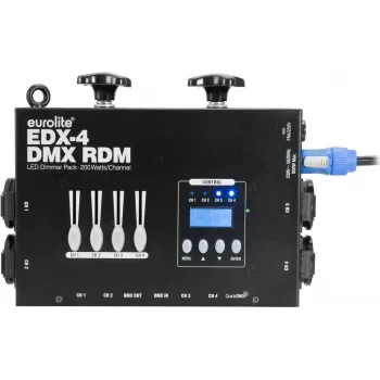 LED dimmer pack EUROLITE EDX-4 DMX RDM 4-channel 10 A
