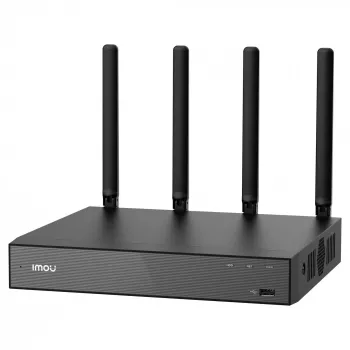 Network Video Recorder IMOU N118W Black — 18‑channel, 4‑ch playback, 3840×2160 max, Dual‑band Wi‑Fi, SATA up to 16TB