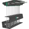 Screwdriver Set Wera 454/10 HF Imperial 2 — 10-piece precision screwdriver set, imperial (inch) sizes